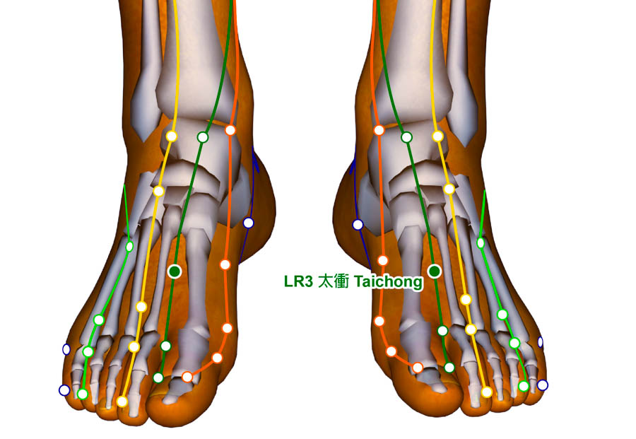 acupuncture ceu lv3 tai chong