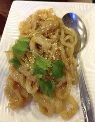 Jellyfish is a common in Chinese dim sum cuisine. 